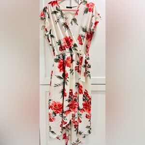 Floral Wrap Dress